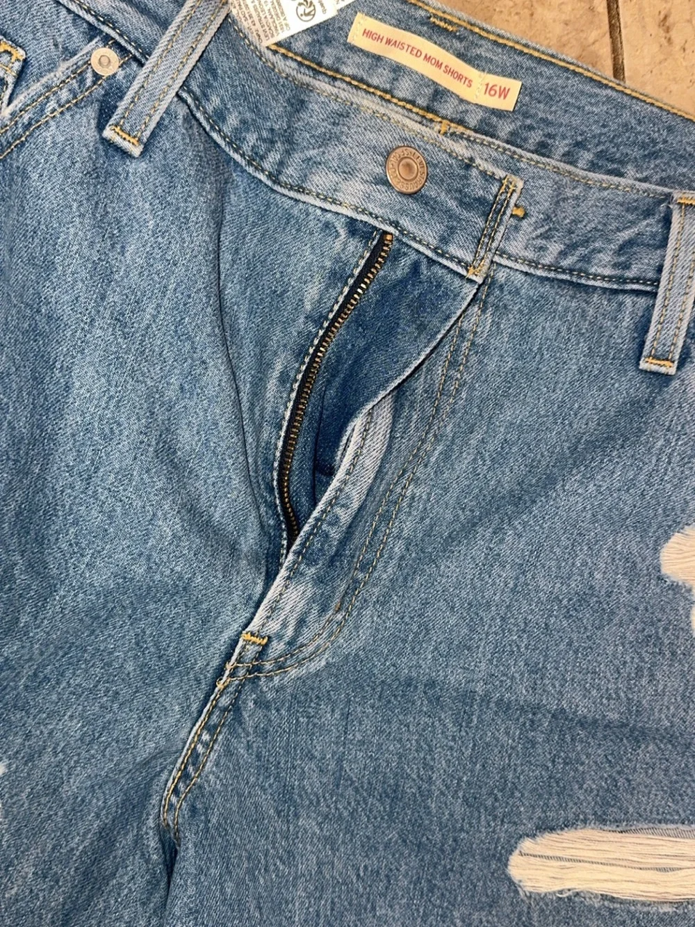 Levi 501 Denim Shorts - Blue
